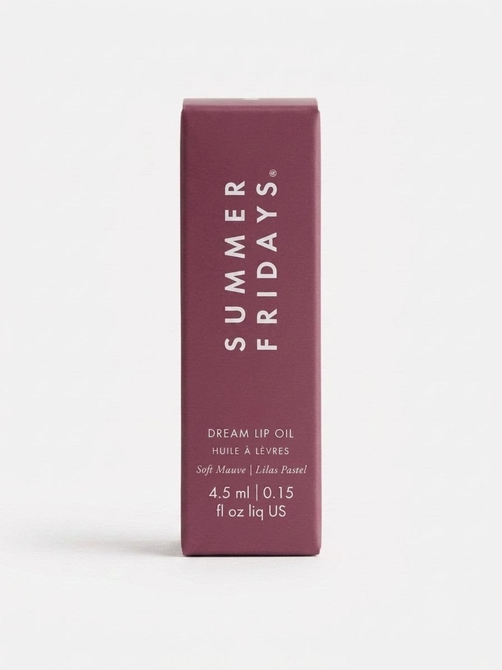 SUMMER FRIDAYS Dream Lip Oil in Soft Mauve New in Box